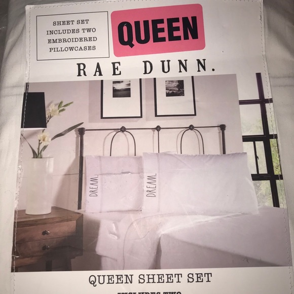 SOLD‼️ Rae Dunn Queen Size Sheets - Picture 2 of 5